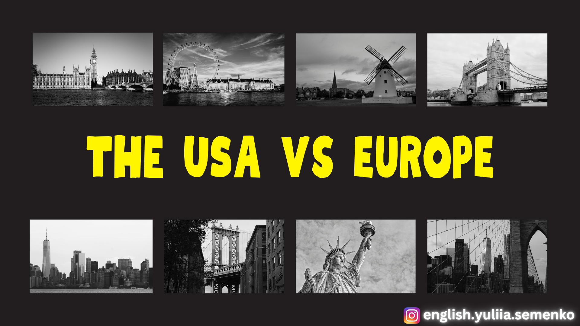 The USA vs Europe